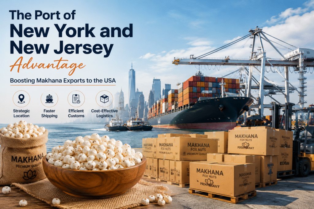 Makhana supplier in New York — complete sourcing and buyer's guide by Om Exim Traders